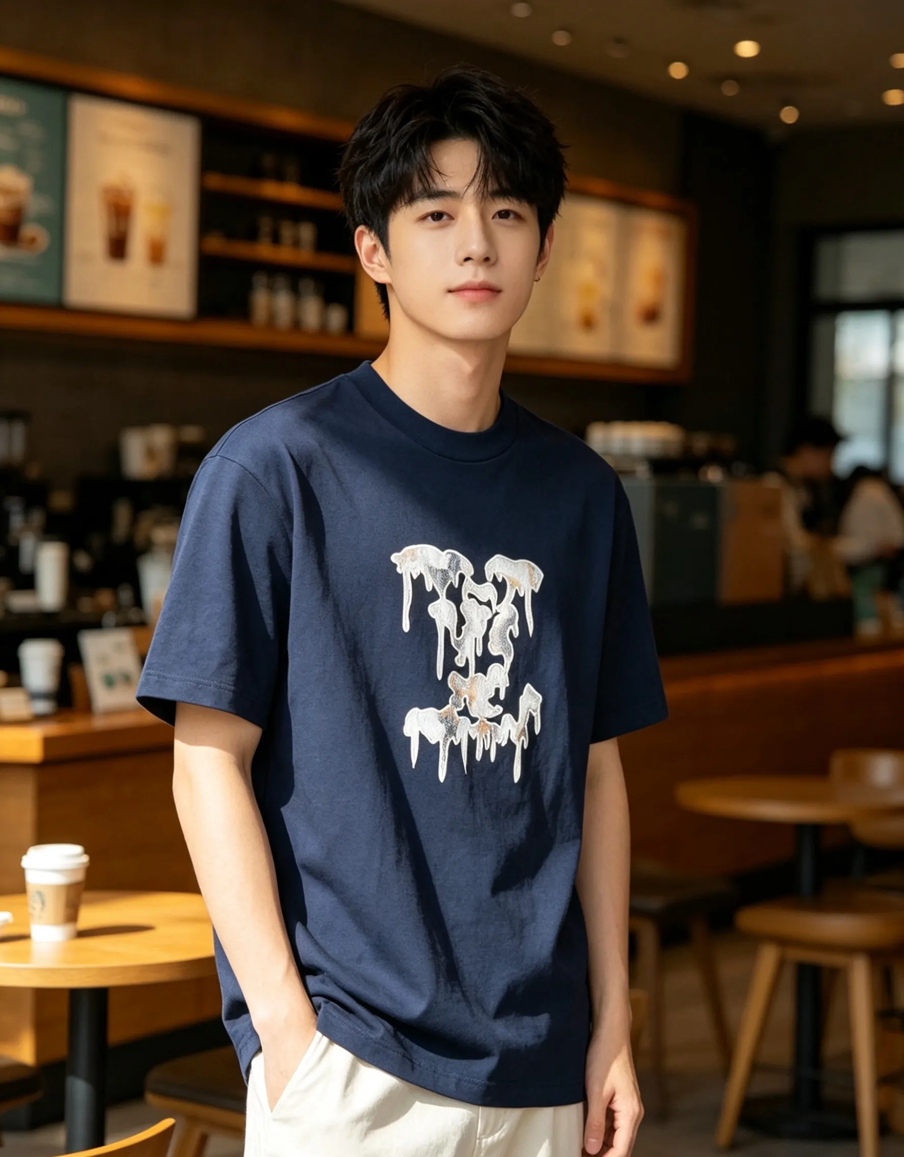 Louis Vuitton/Louis Vuitton melted Monogram embroidered short sleeves